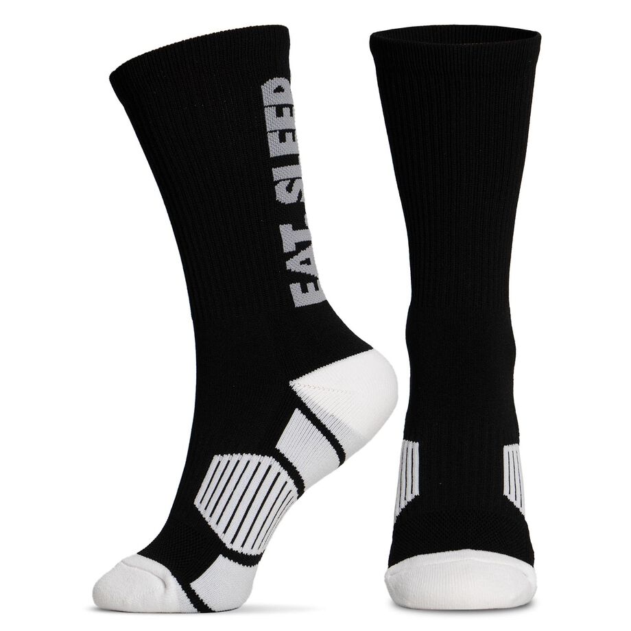Autism Special Love Dress Athletic Stockings Calf Support Soccer Socks 